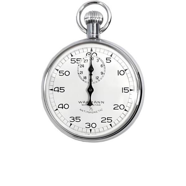 WAKMANN mechanische Handstoppuhr, White Star von Top Watches