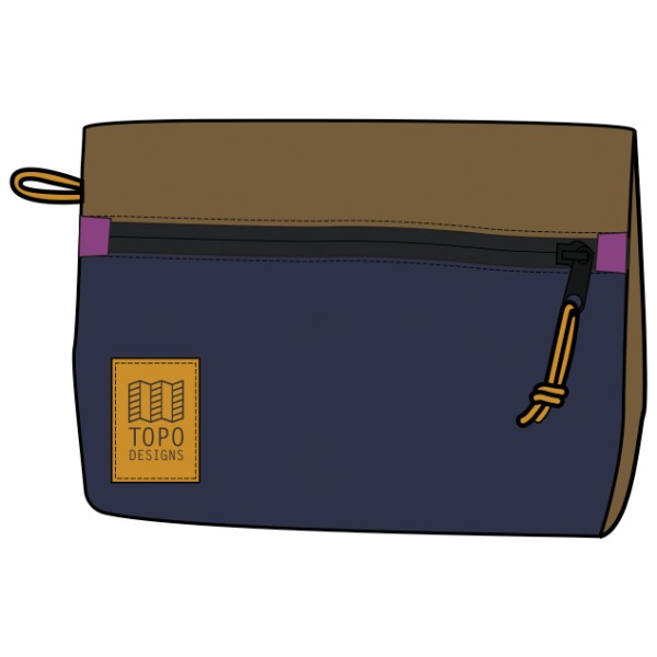 Topo Designs - Accessory Bag Gr M blau von Topo Designs