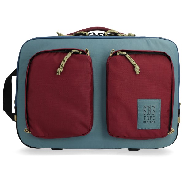 Topo Designs - Global Briefcase - Reisetasche Gr 14 l rot von Topo Designs