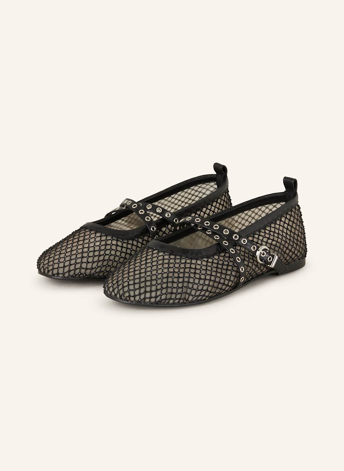 Toral Mary-Jane-Ballerinas Vilma Mit Schmucksteinen schwarz Toral Mary-Jane-Ballerinas Vilma Mit Schmucksteinen schwarz von Toral