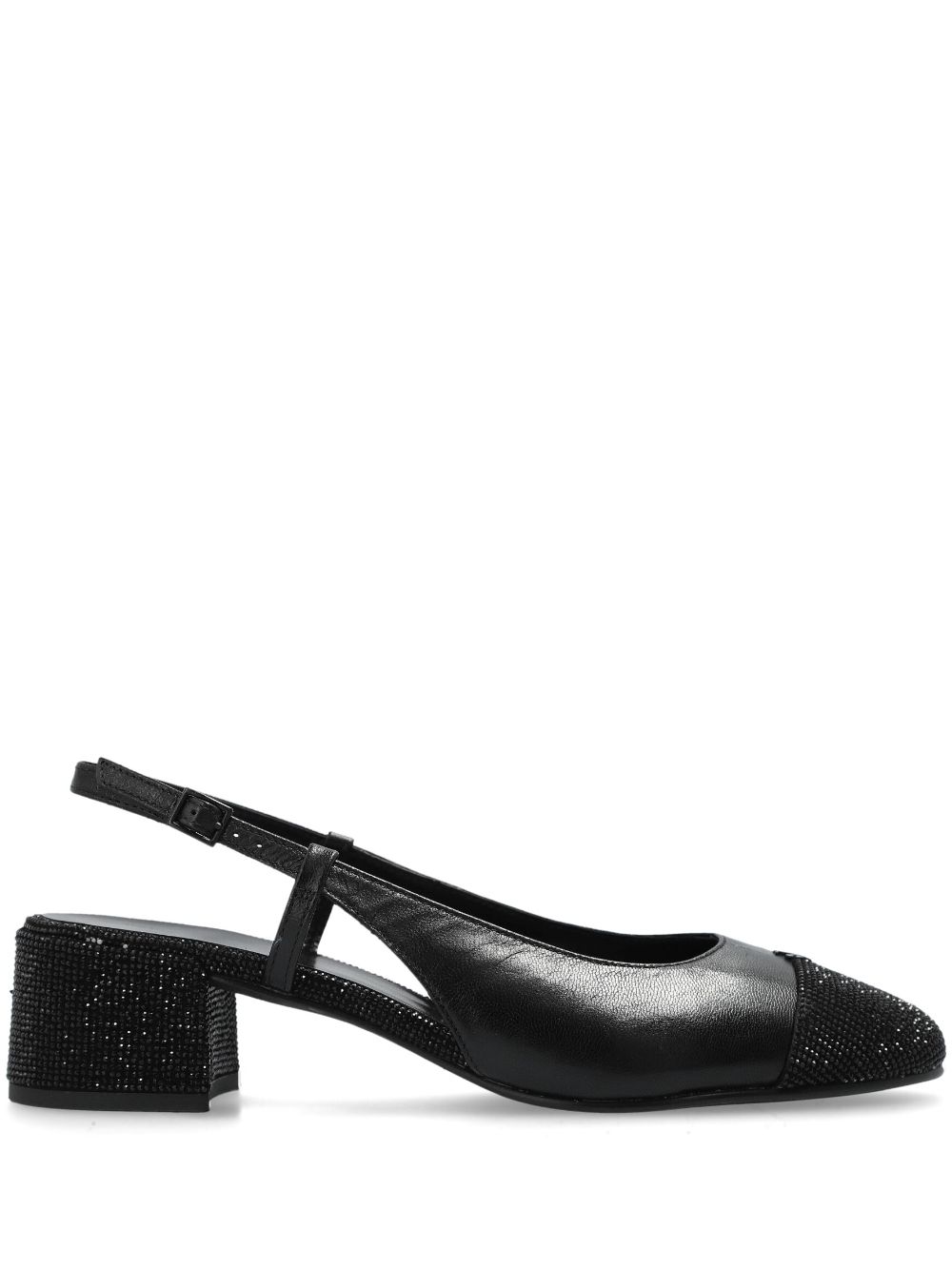 Tory Burch 45mm cap-toe slingback pumps - Black von Tory Burch