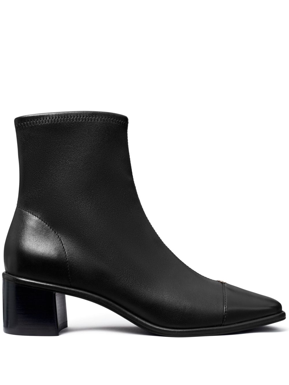 Tory Burch 50mm cap-toe ankle boots - Black von Tory Burch