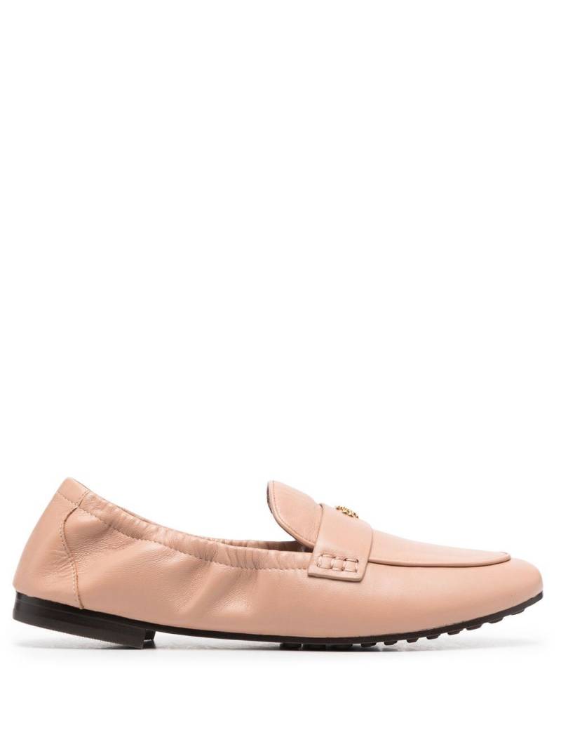 Tory Burch Ballet leather loafers - Pink von Tory Burch