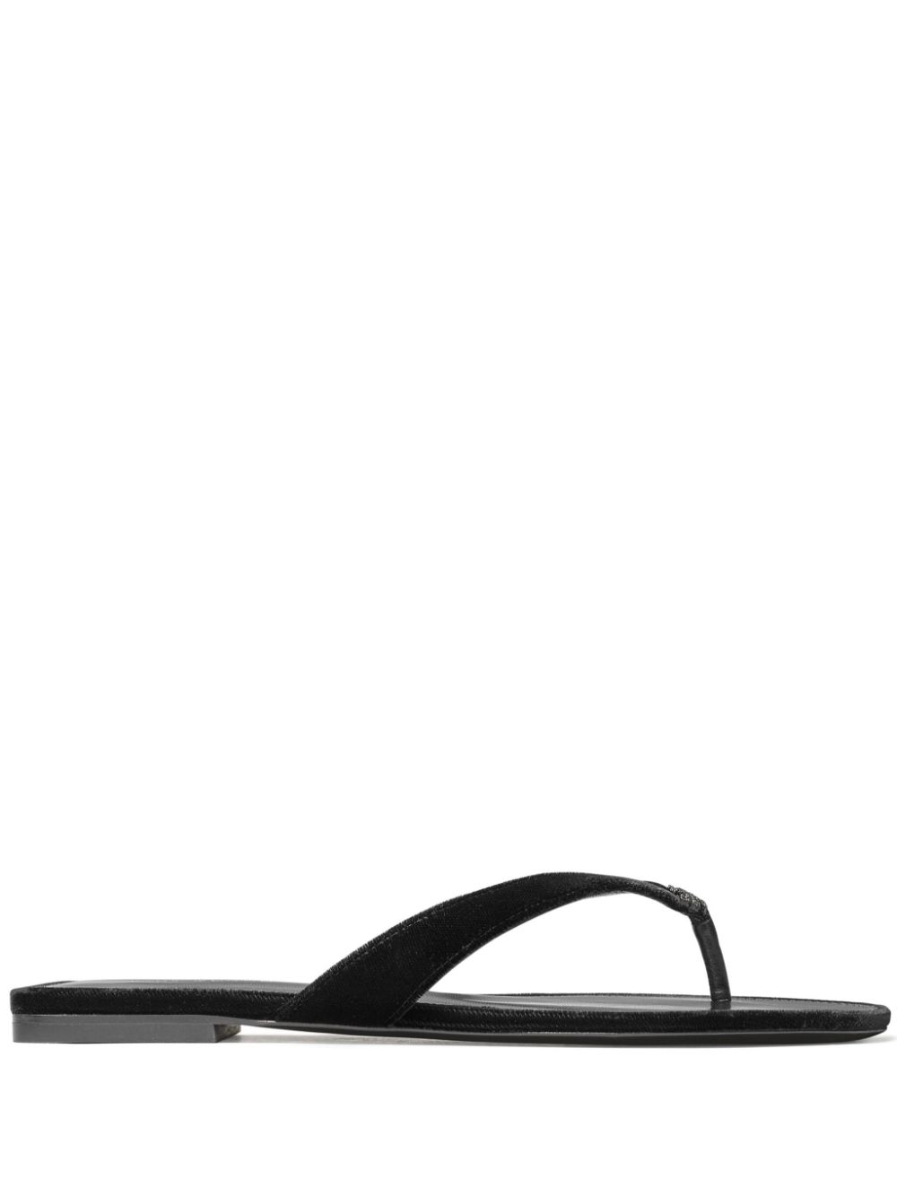 Tory Burch Classic Pave slides - Black von Tory Burch