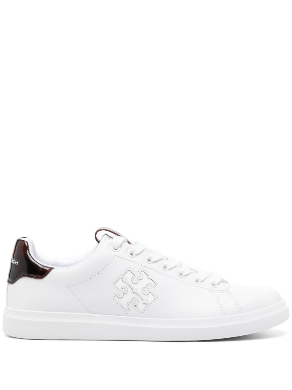 Tory Burch Double T Howell lace-up sneakers - White von Tory Burch