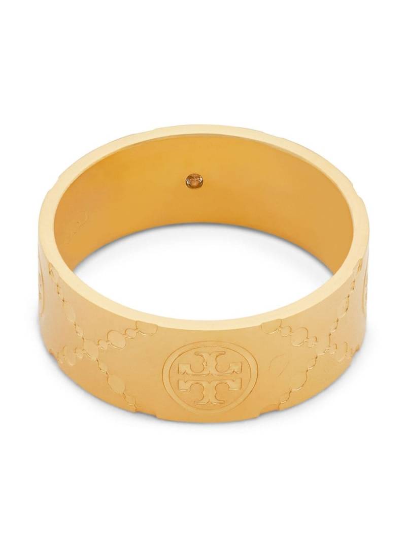 Tory Burch Double T polished-finish ring - Gold von Tory Burch