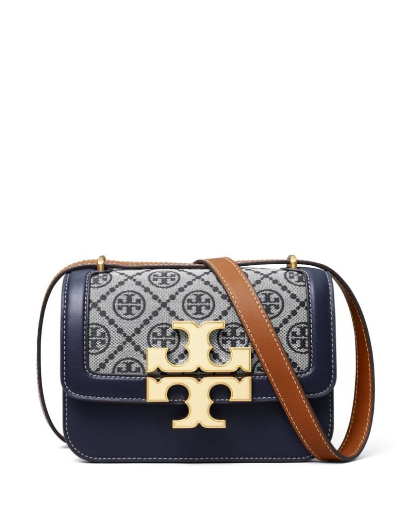 Tory Burch small Eleanor T Monogram shoulder bag - Blue von Tory Burch