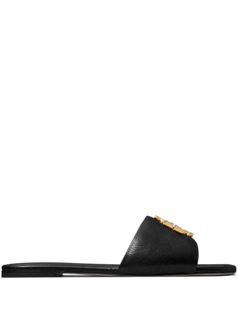 Tory Burch Eleanor slides - Black von Tory Burch