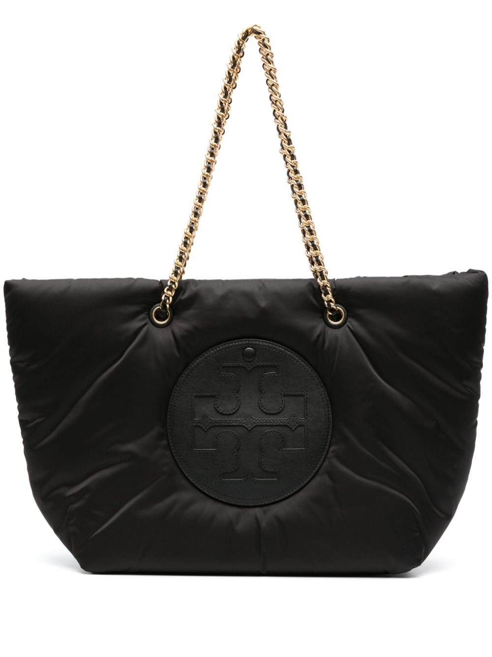 Tory Burch Ella Chain padded tote bag - Black von Tory Burch