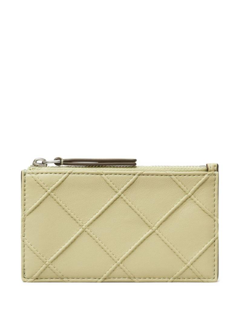 Tory Burch Fleming Soft leather cardholder - Neutrals von Tory Burch