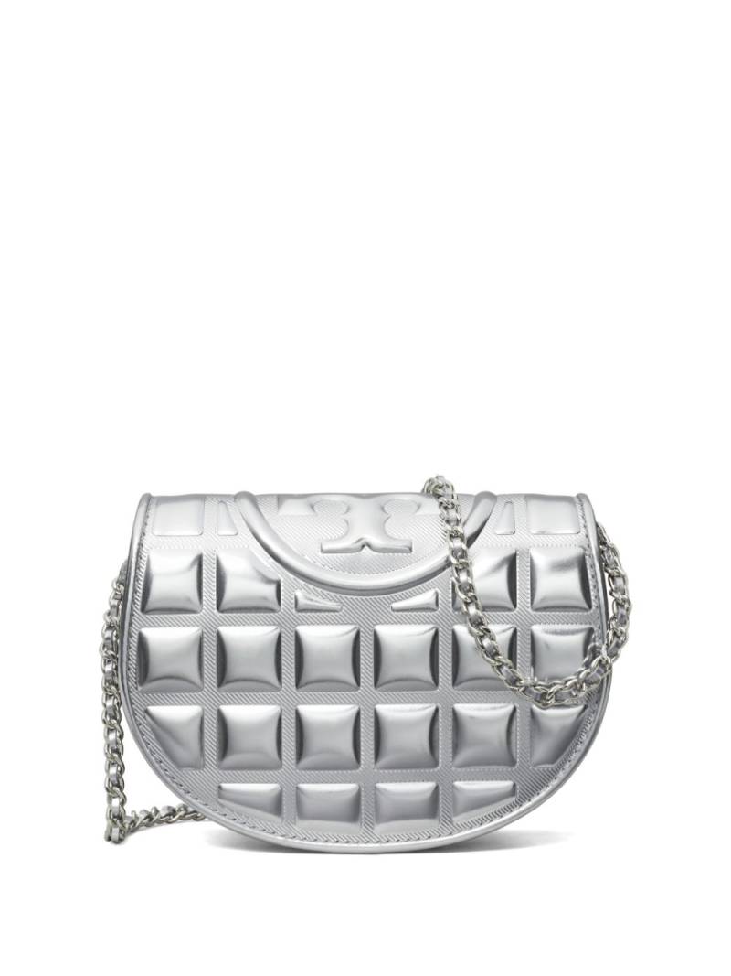 Tory Burch Fleming mini bag - Silver von Tory Burch