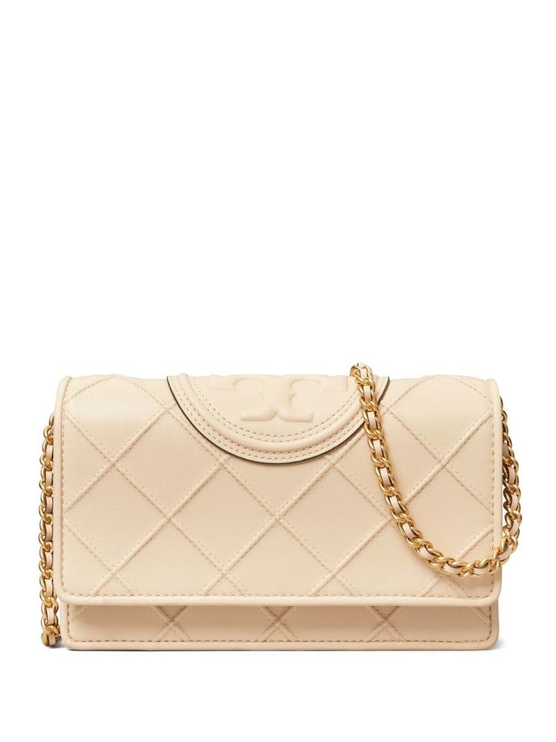 Tory Burch Fleming Soft chain wallet - Neutrals von Tory Burch