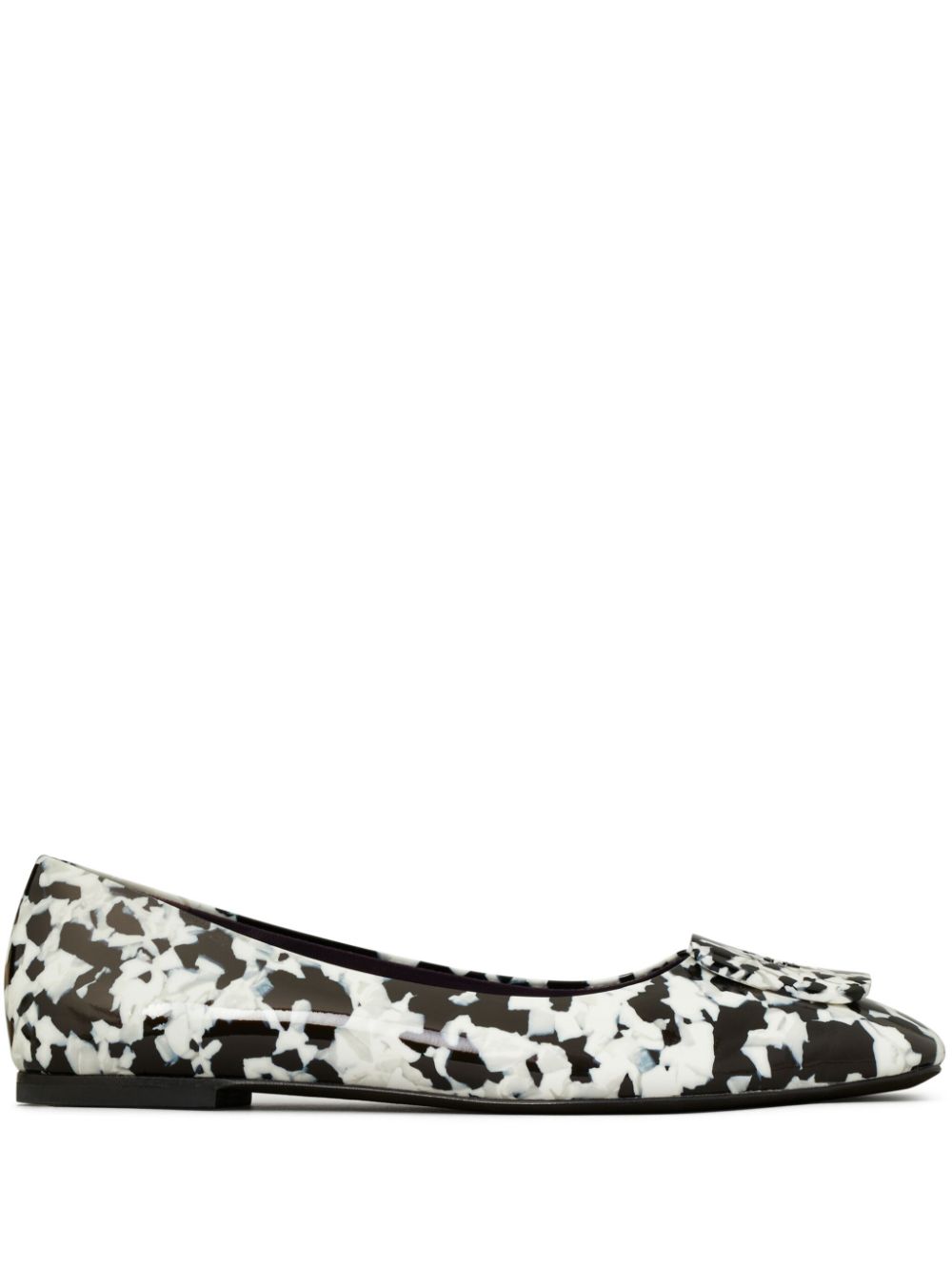 Tory Burch Georgia ballerina shoes - Black von Tory Burch