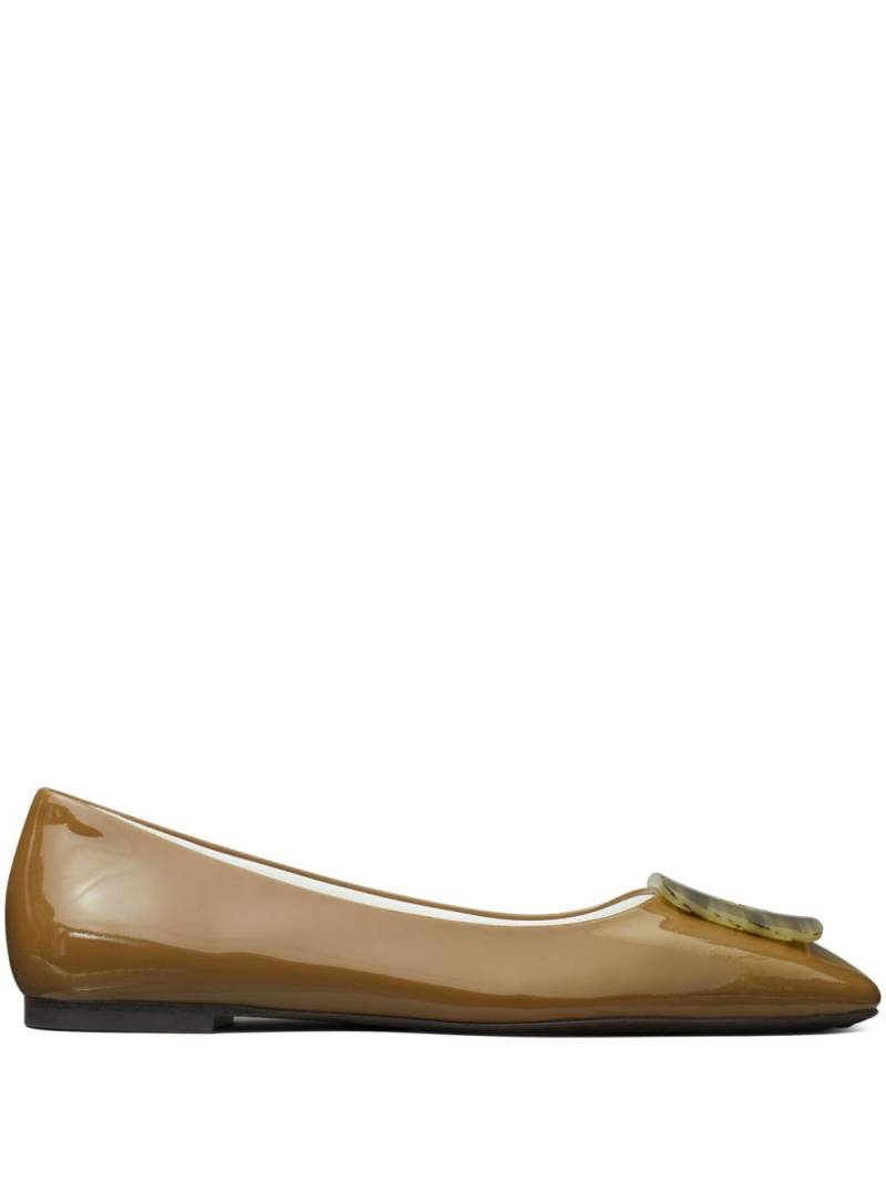 Tory Burch Georgia ballerina shoes - Neutrals von Tory Burch