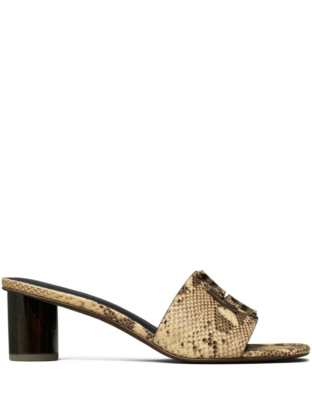 Tory Burch Ines 55mm snakeskin-effect sandals - Brown von Tory Burch