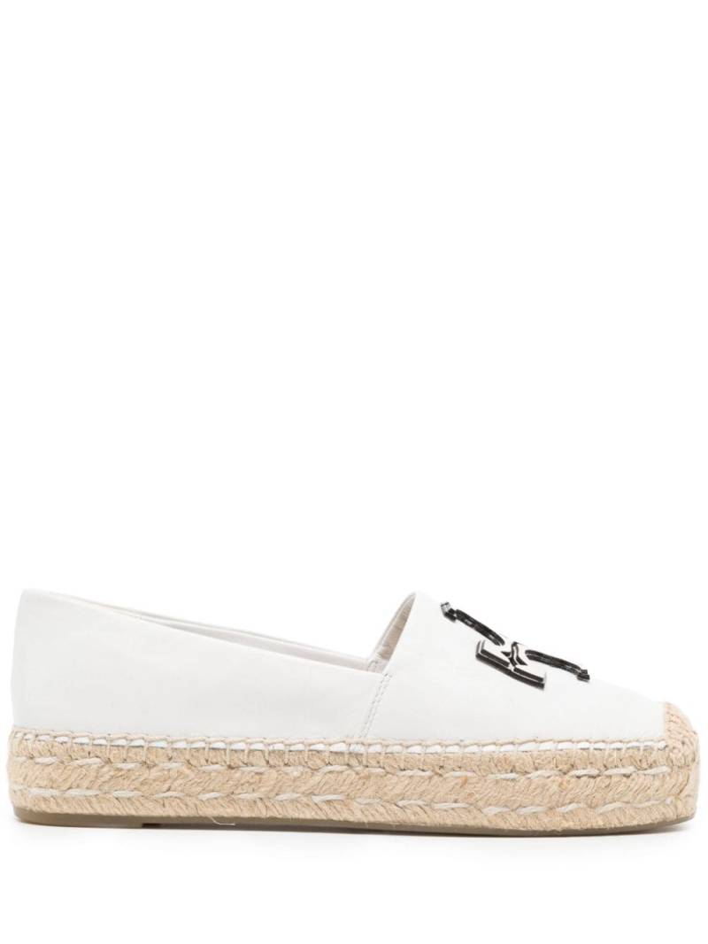 Tory Burch Ines flatform espadrilles - White von Tory Burch