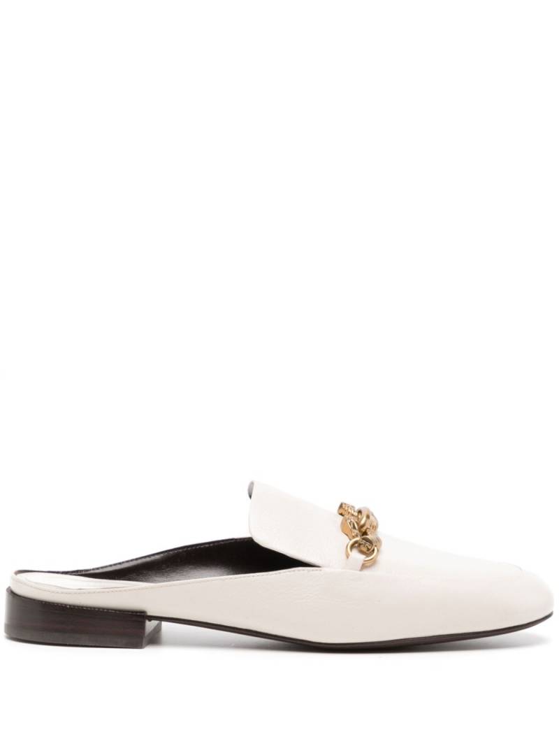 Tory Burch Jessa leather mules - Neutrals von Tory Burch