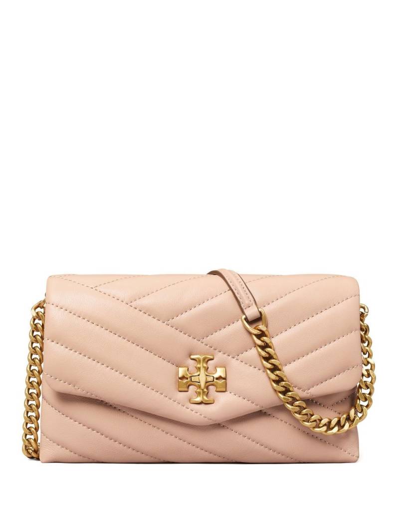 Tory Burch Kira Chevron Chain wallet - Pink von Tory Burch