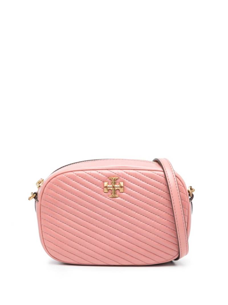 Tory Burch Kira Chevron moto-quilted camera bag - Pink von Tory Burch