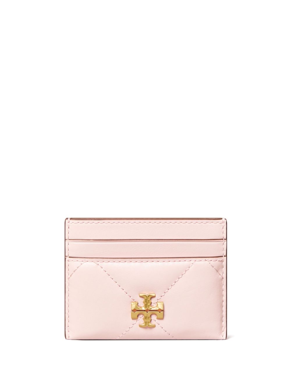 Tory Burch Kira diamond-quilted card holder - Pink von Tory Burch