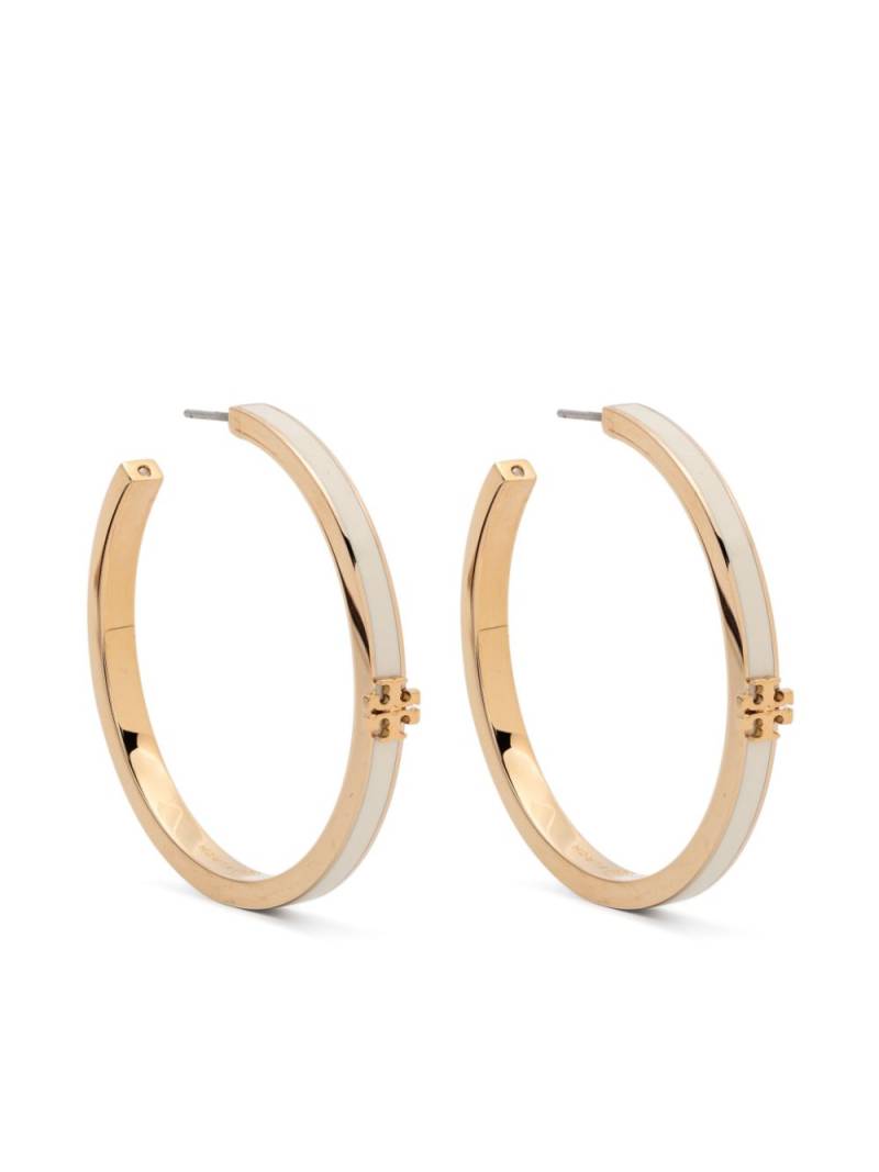 Tory Burch Kira hoop earrings - Gold von Tory Burch