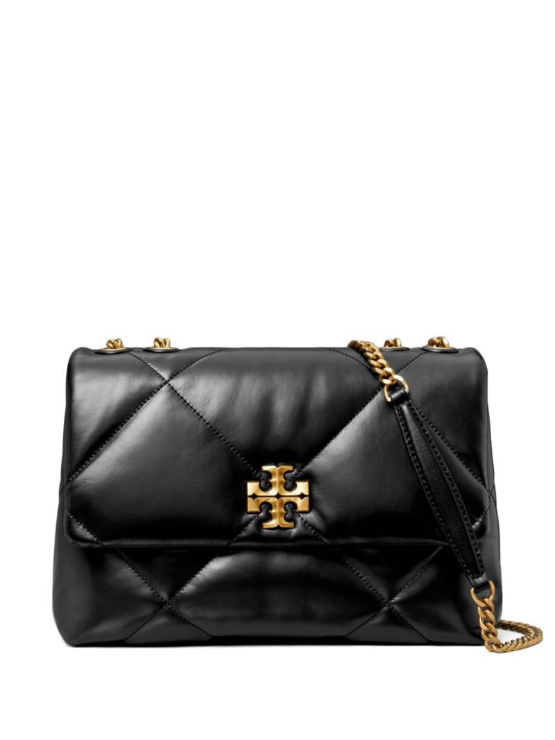 Tory Burch Kira diamond-quilted convertible shoulder bag - Black von Tory Burch