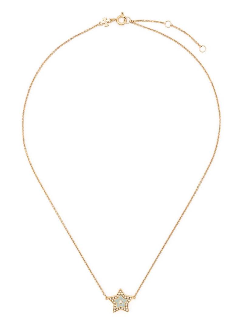 Tory Burch Kira star-pendant chain necklace - Gold von Tory Burch