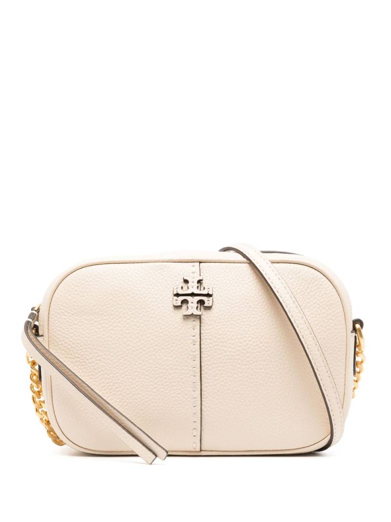 Tory Burch McGraw leather camera bag - Neutrals von Tory Burch