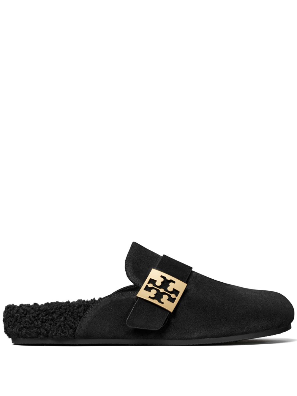 Tory Burch Mellow Shearling mule - Black von Tory Burch