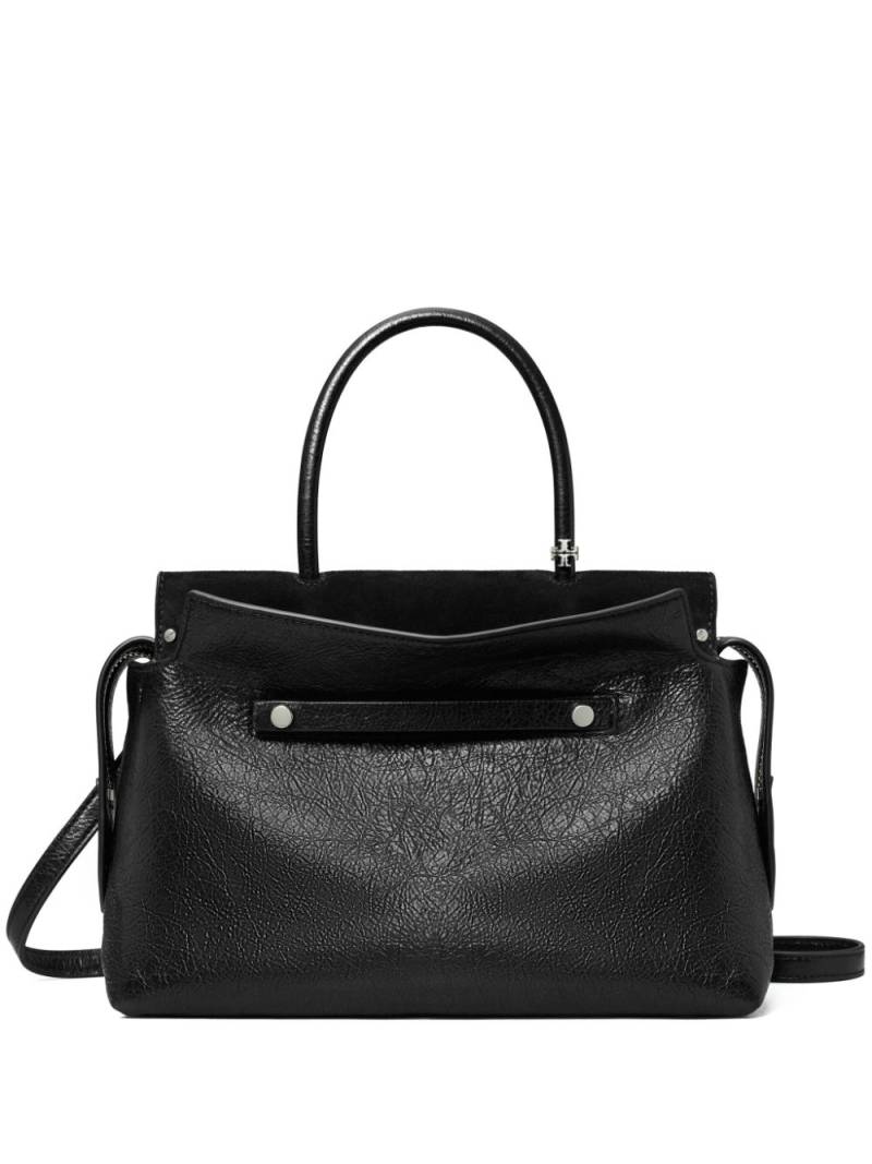 Tory Burch Mercer Distressed tote bag - Black von Tory Burch