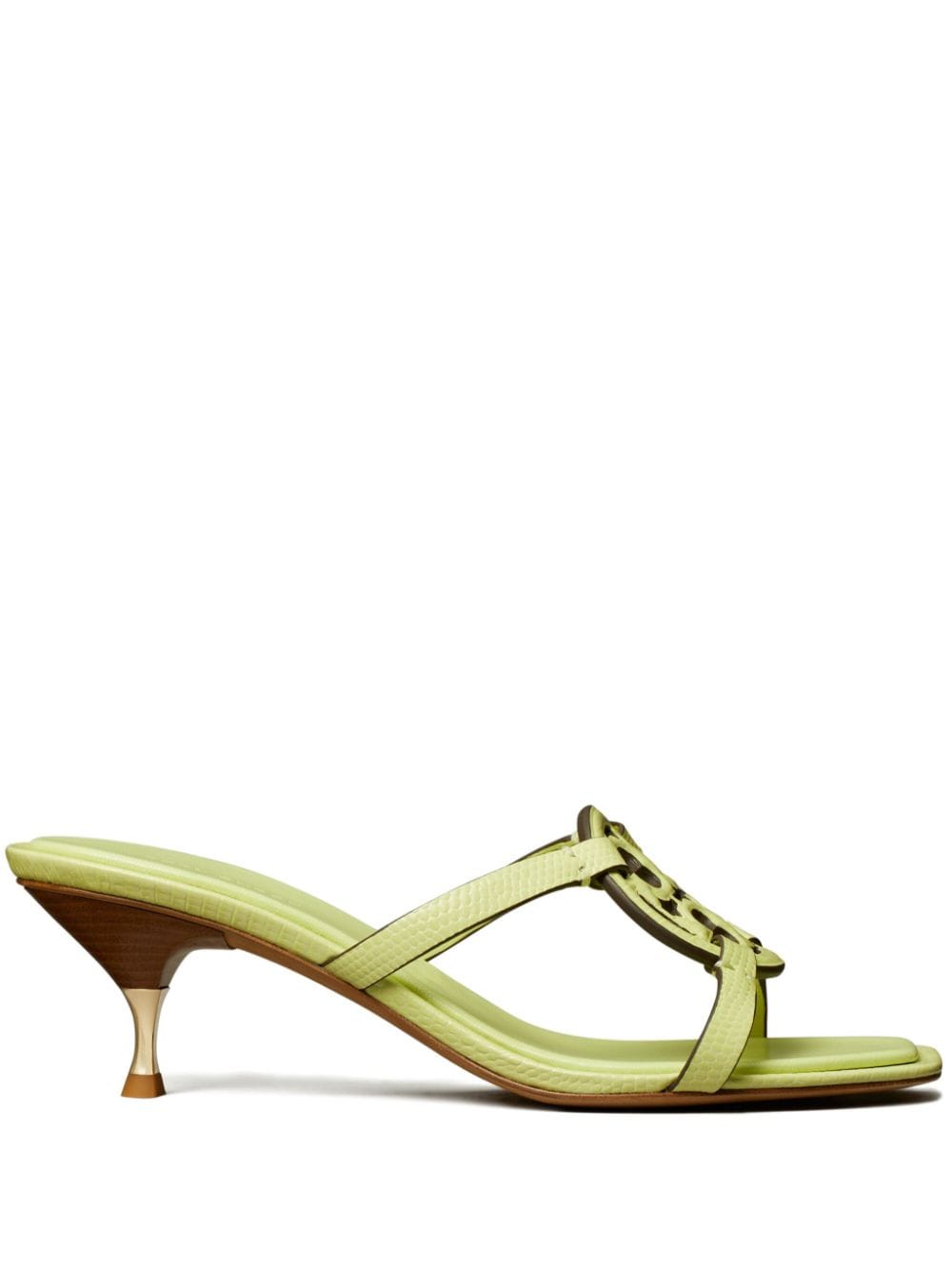 Tory Burch Miller Bombé 55mm leather mules - Green von Tory Burch