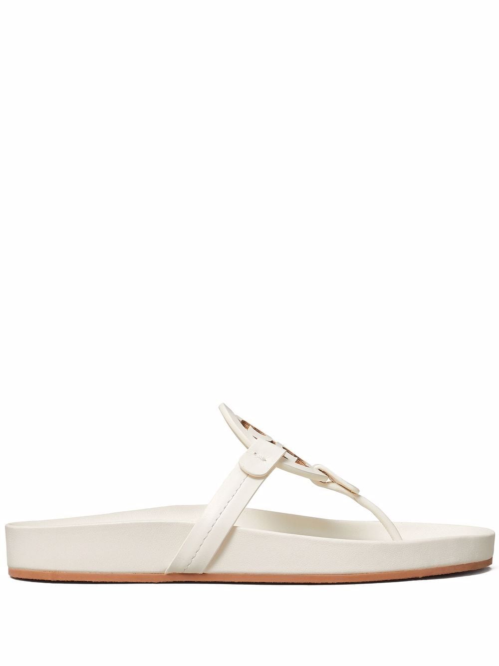 Tory Burch Miller Cloud leather sandals - White von Tory Burch