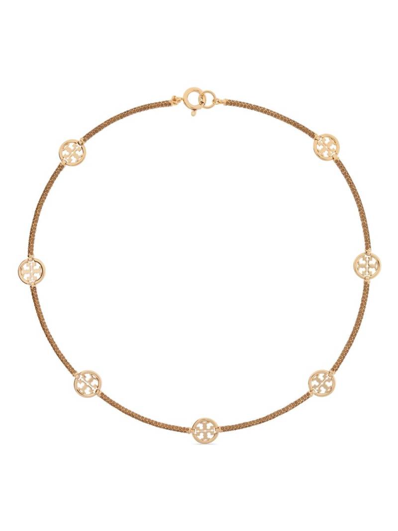 Tory Burch Miller Pavé necklace - Gold von Tory Burch