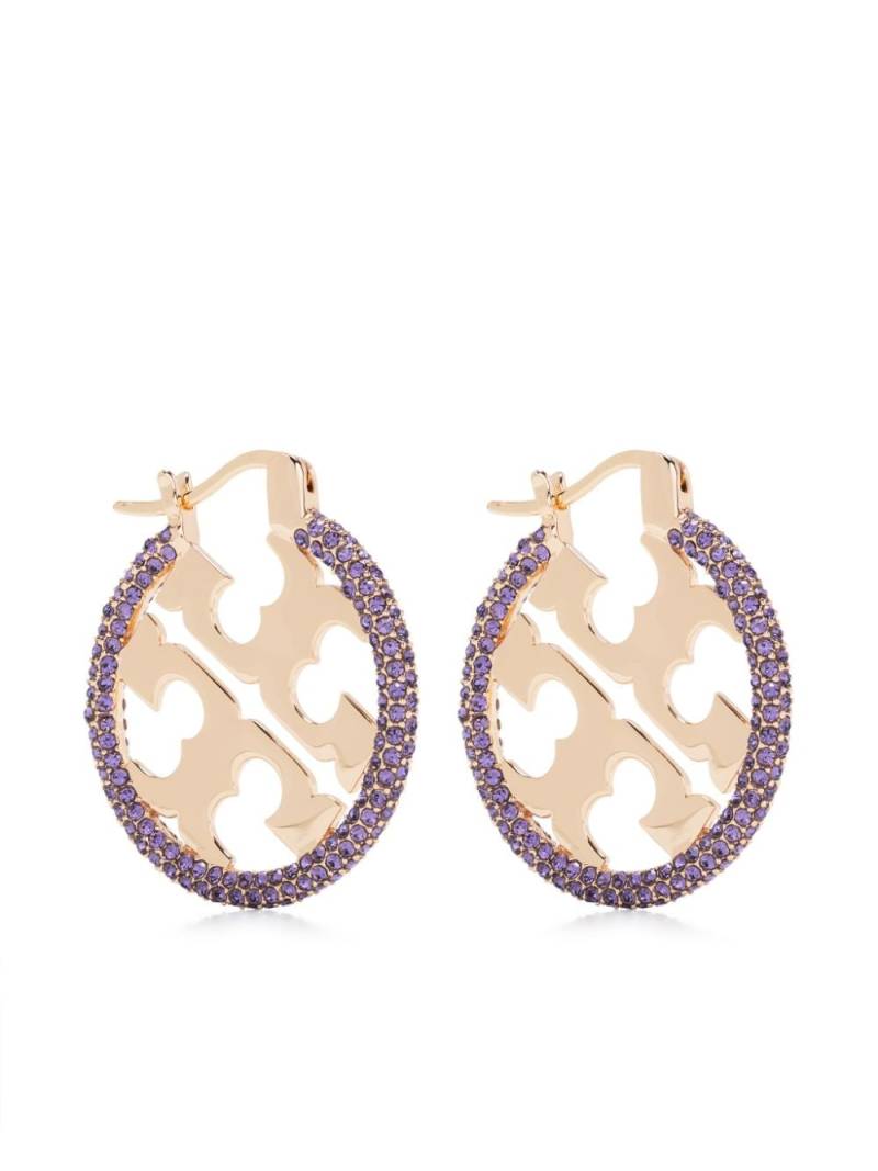 Tory Burch Miller crystal-embellished earrings - Gold von Tory Burch