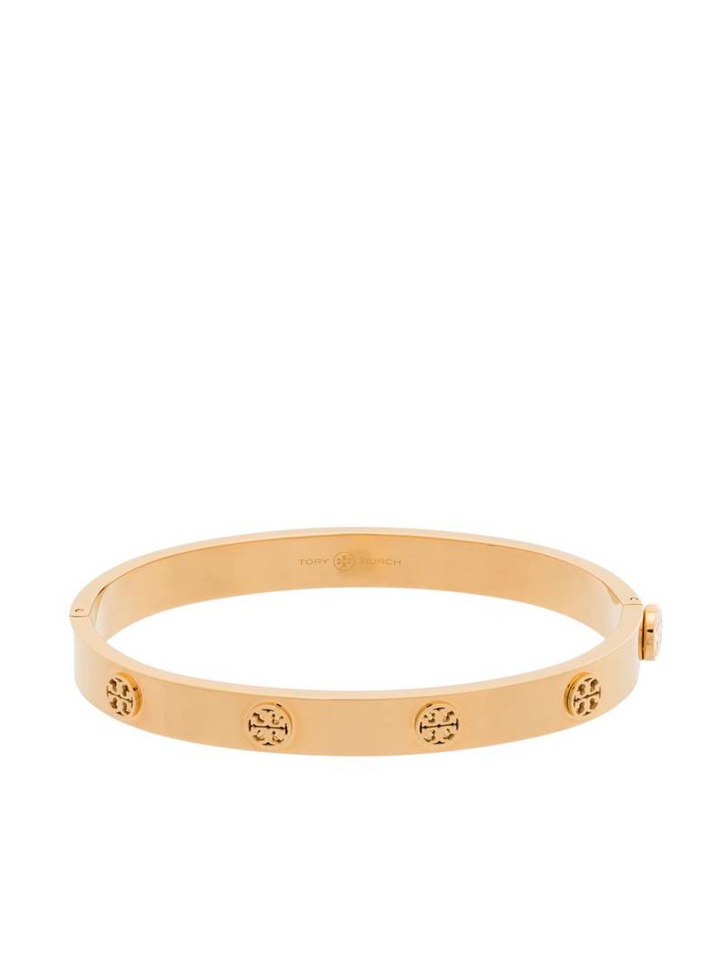 Tory Burch Miller hinge stud bangle - Gold von Tory Burch