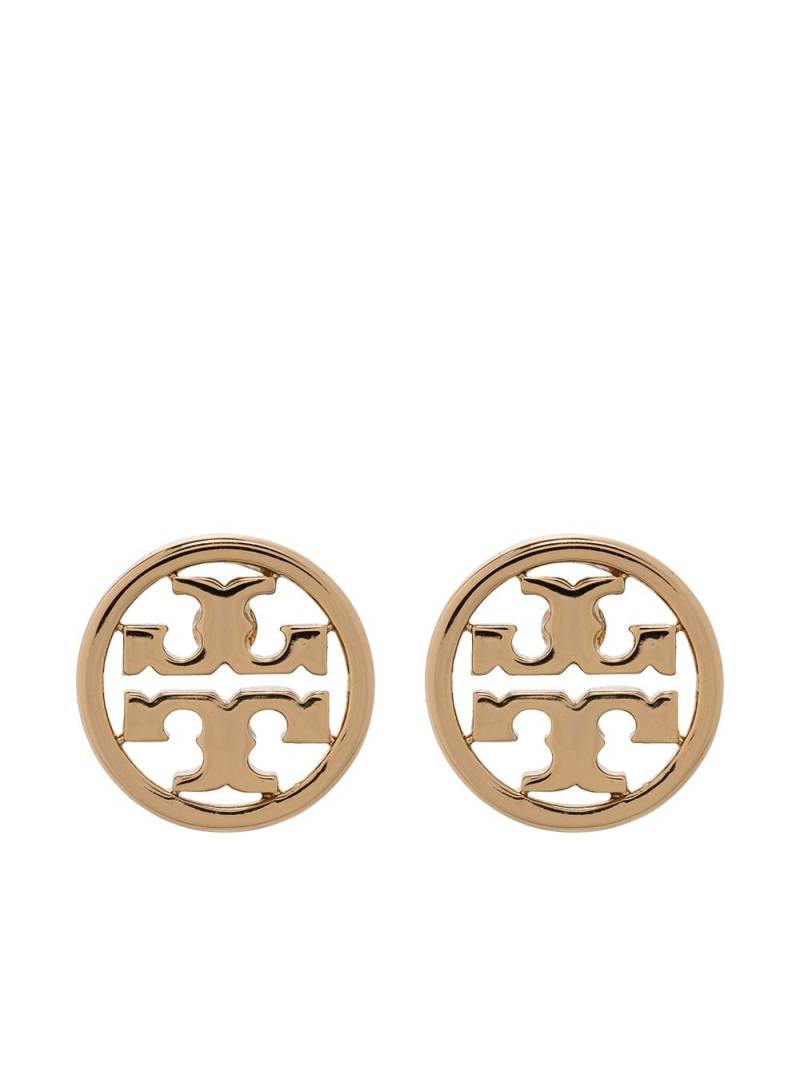 Tory Burch Miller round stud earrings - Gold von Tory Burch