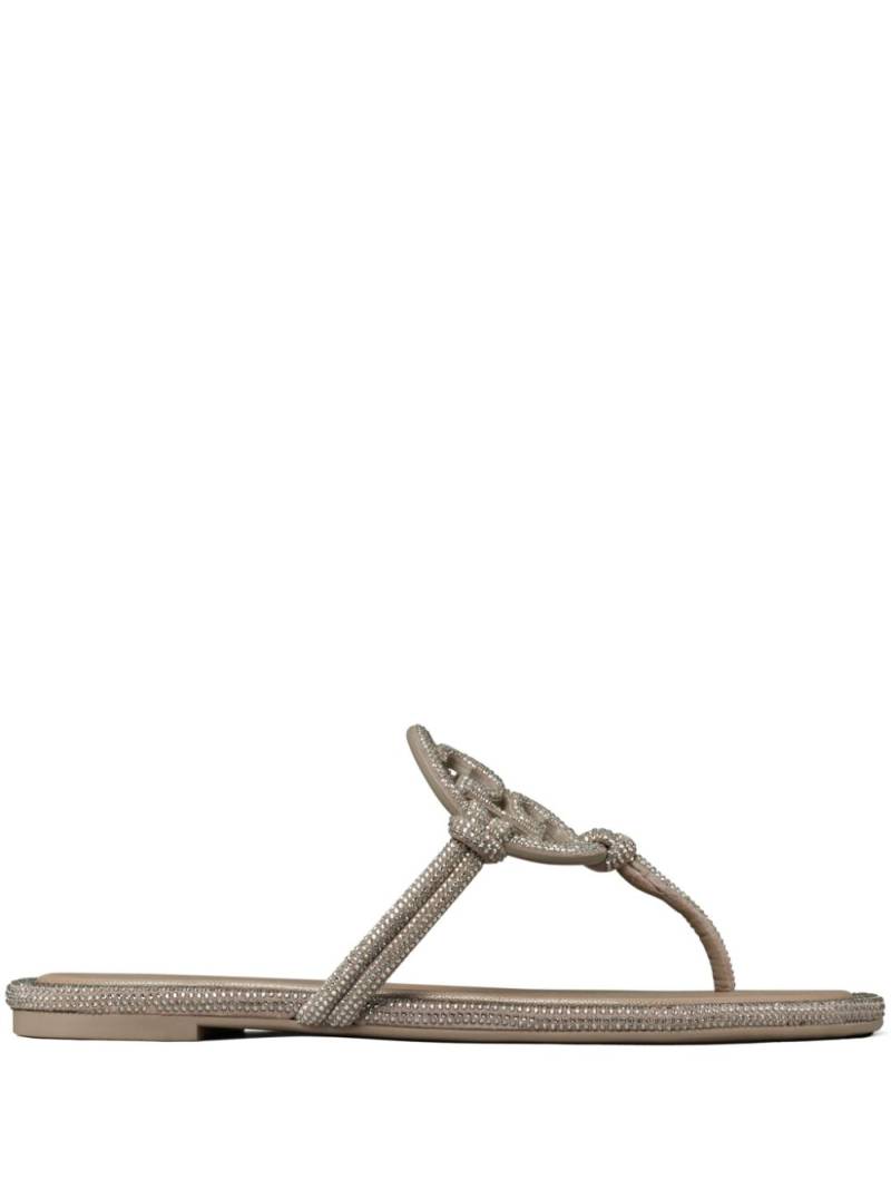 Tory Burch Miller slides - Neutrals von Tory Burch