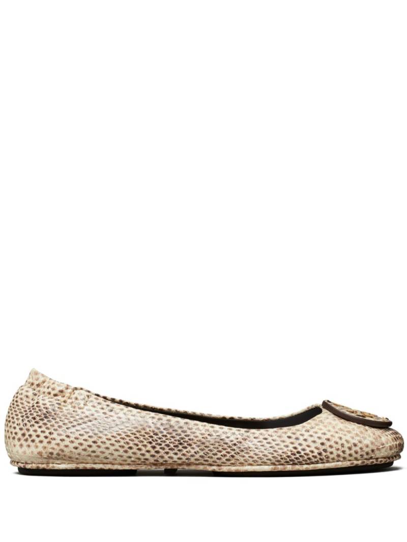 Tory Burch Minnie ballerina shoes - Neutrals von Tory Burch