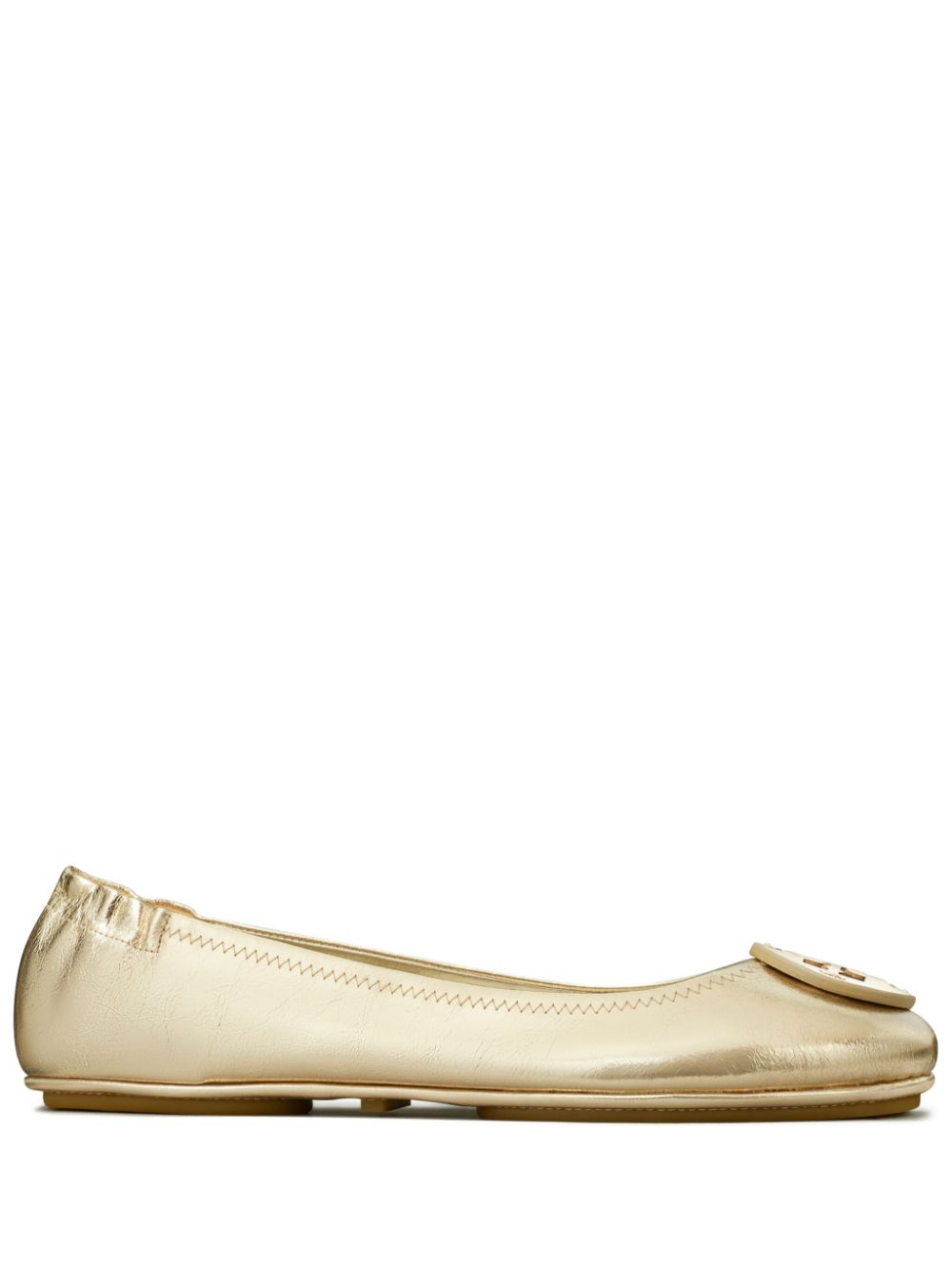 Tory Burch Minnie travel ballerina shoes - Gold von Tory Burch