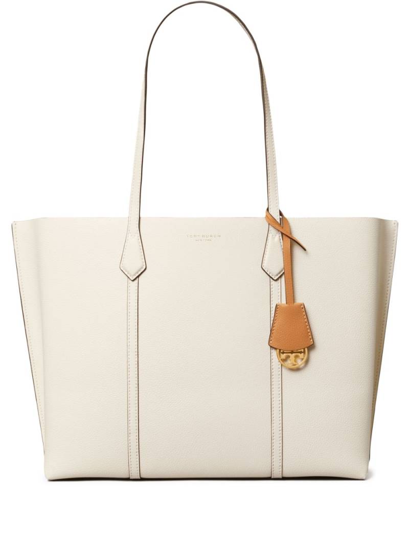 Tory Burch Perry leather tote bag - White von Tory Burch