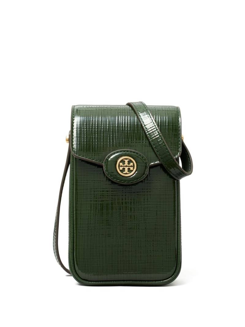 Tory Burch Robinson Crossbody Leather Bag - Green von Tory Burch