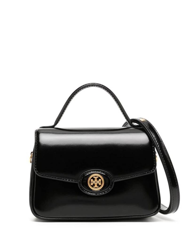 Tory Burch Robinson Spazzolato shoulder bag - Black von Tory Burch