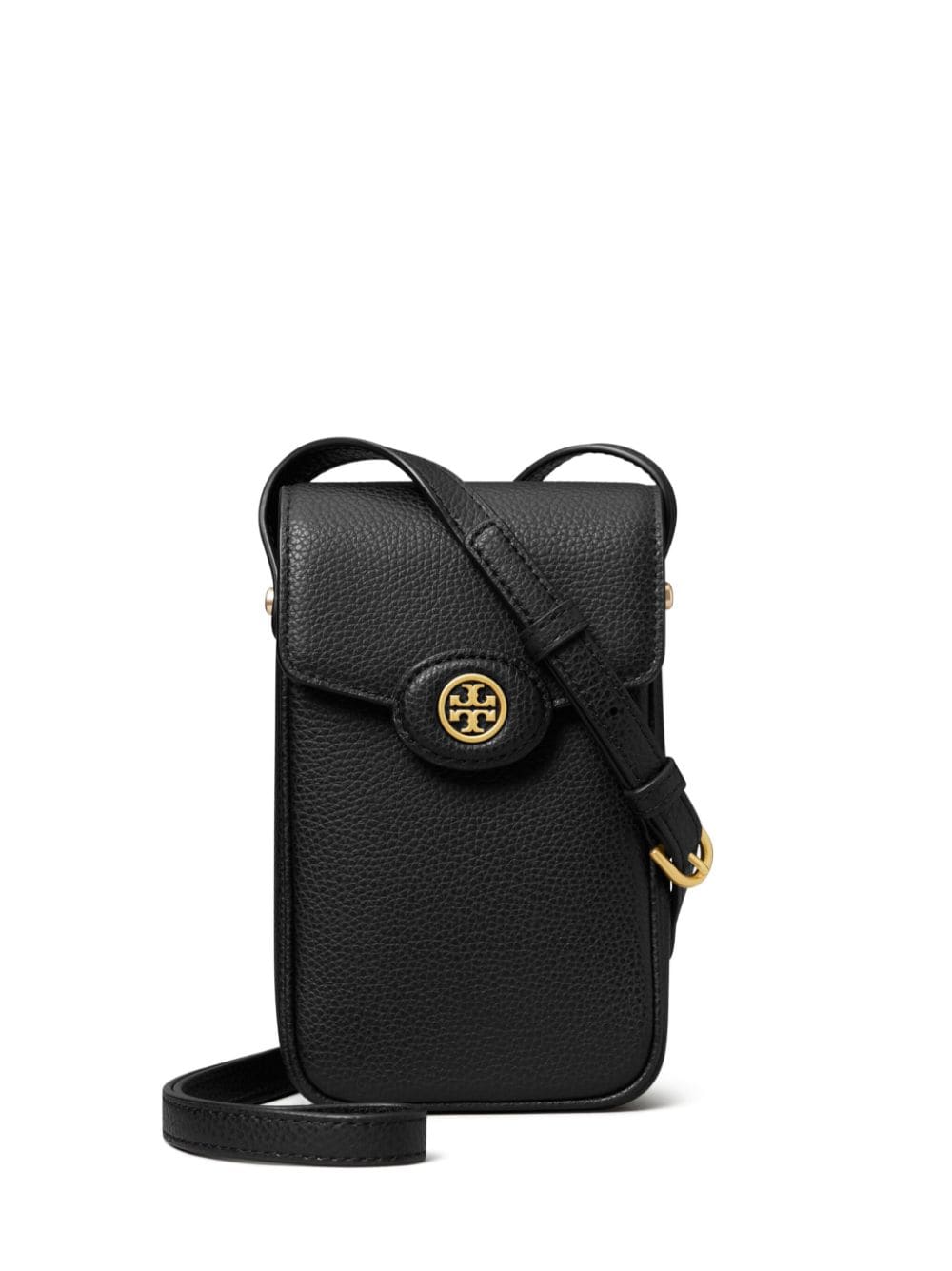 Tory Burch Robinson logo-plaque mini bag - Black von Tory Burch