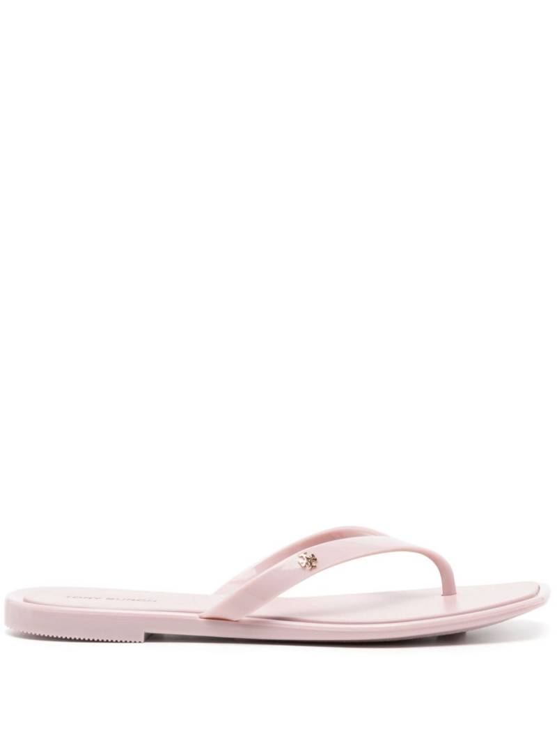 Tory Burch Roxanne square-toe flip flops - Pink von Tory Burch