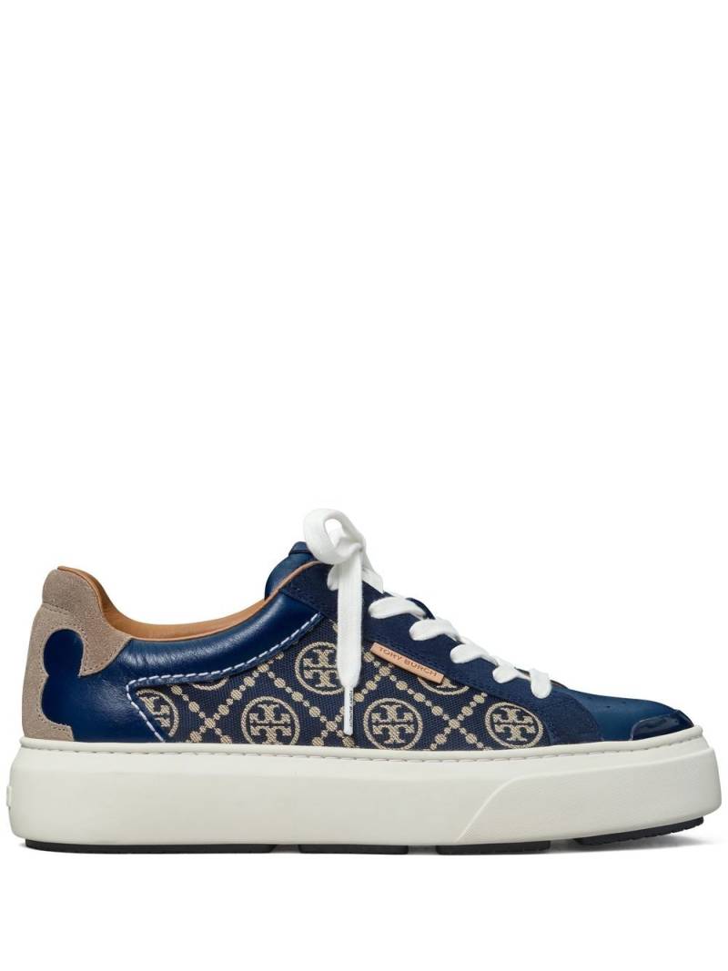 Tory Burch T Monogram Ladybug sneakers - Blue von Tory Burch