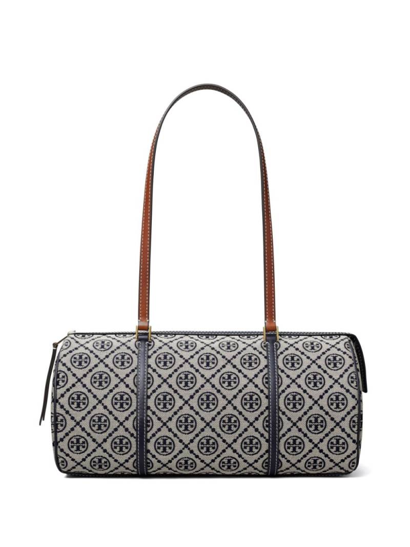 Tory Burch T Monogram barrel bag - Neutrals von Tory Burch