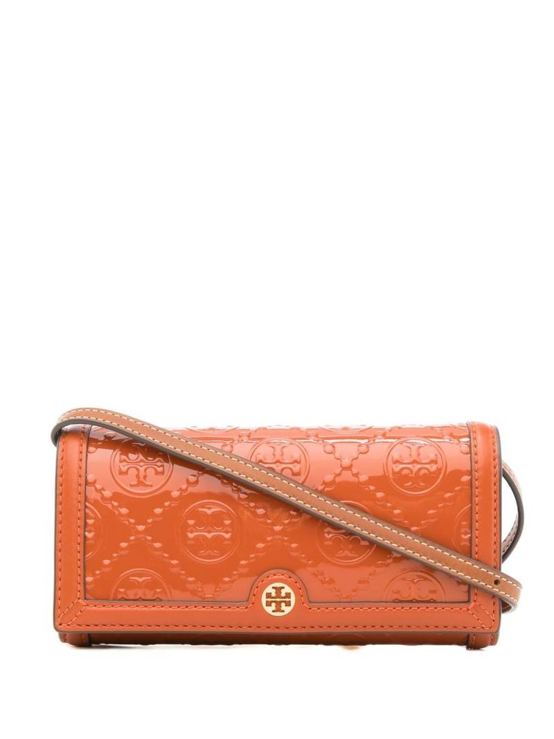 Tory Burch T Monogram shoulder bag - Orange von Tory Burch