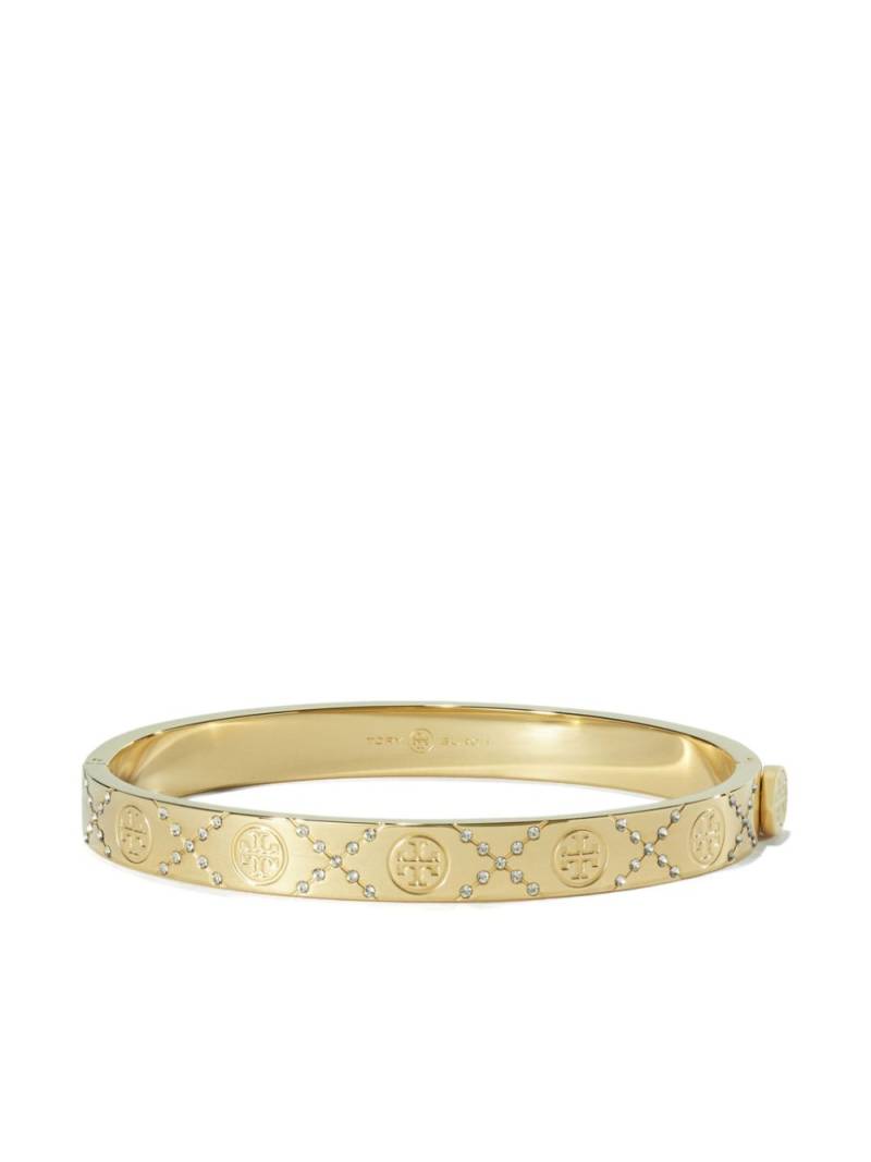 Tory Burch T monogram bracelet - Gold von Tory Burch