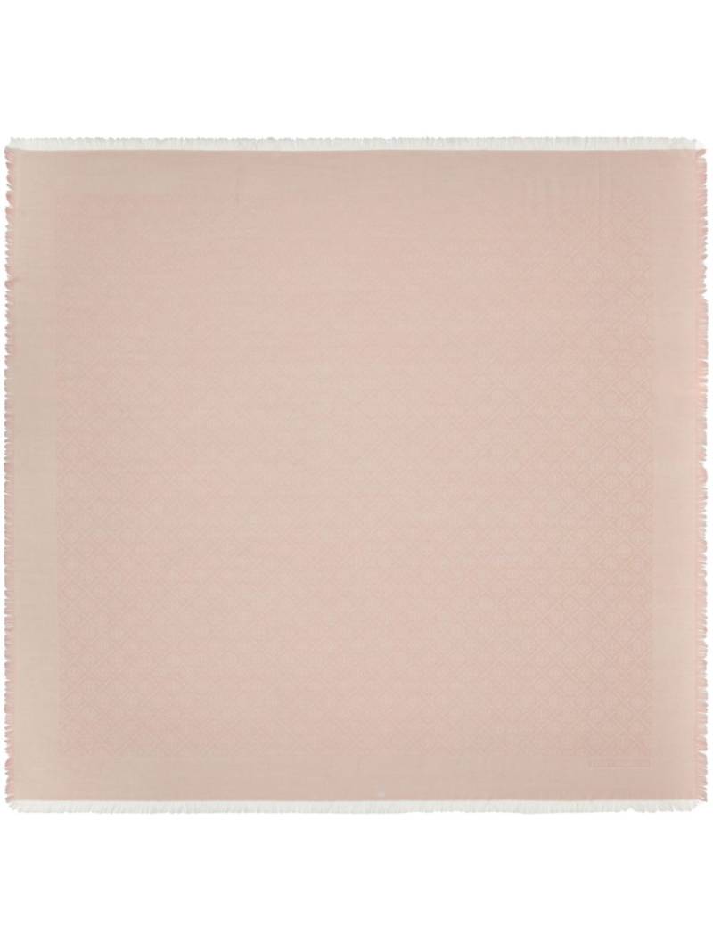 Tory Burch T-monogram jacquard scarf - Pink von Tory Burch