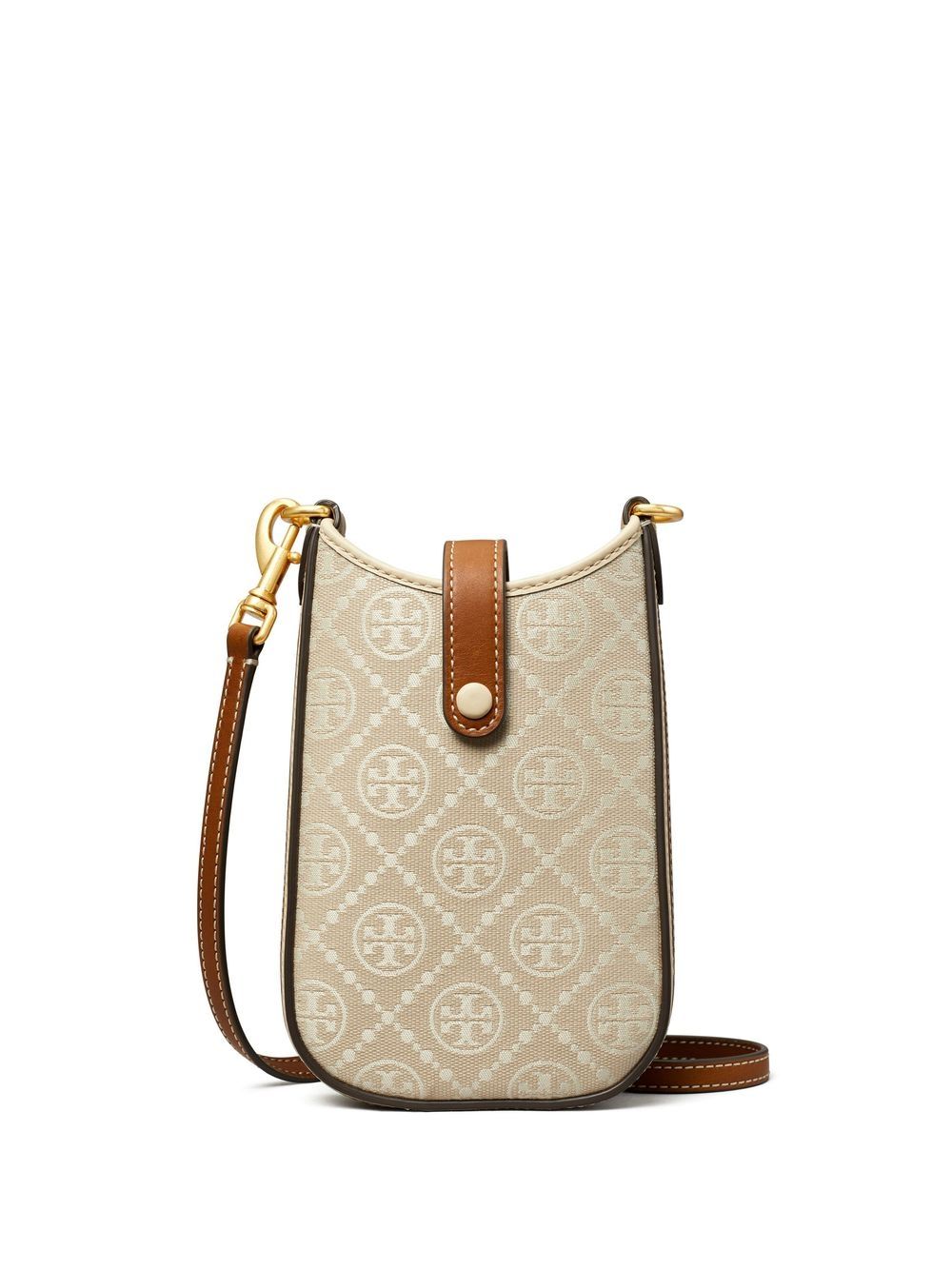 Tory Burch T-monogram phone crossbody bag - Neutrals von Tory Burch